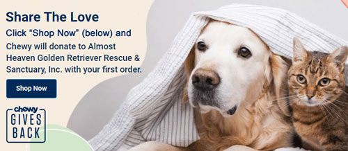 Almost Heaven GRR&S - Chewy Gives Back