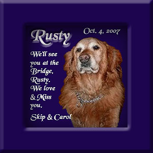 Rusty's Memorial October 4, 2007
